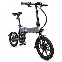RPHP vélo RPHP Vélo électrique pliable trois modes de conduite 250W moteur e vélo 40KM gamme vélo électrique, Vitesse variable D2 noire (100 km).