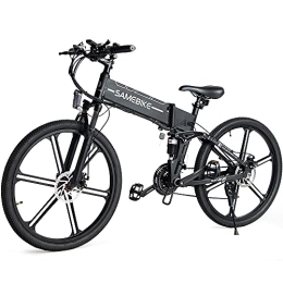 Samebike Vélos électriques SAMEBIKE LO26-II Velo Electrique Velo Electrique Pliable 48V10AH 26 Pouces Vélos Montagne électriques pliants avec écran LCD Couleur pour Adultes