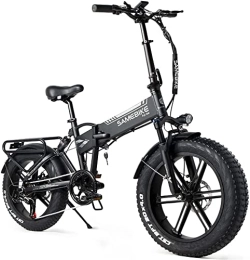 Samebike Vélos électriques SAMEBIKE XWLX09 Fat Tire vélo électrique Pliable vélo électrique 20 Pouces Ebike d'adultes Montagne Plage Neige vélo électrique