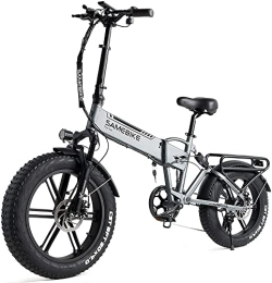 Samebike vélo SAMEBIKE XWLX09 Velo Electrique Vélo électrique 20" x 4.0 Fat Tire Vélo de Montagne électrique Velo Electrique Pliable Urbain avec Batterie Amovible 48V10Ah Himano 7 Vitesses Adultes