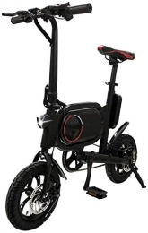 Selles vélos Avec USB électrique pliable Scooter, vélo électrique Port de charge, Siège escamotable for adultes avant et freins à disque arrière, avec la lumière LED et affichage du véhicule Poids net