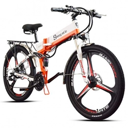 Shengmilo vélo Shengmilo vélo électrique e-Bike Velo Electrique Ebike VTT Pliant Electrique pour Adulte Homme Ville 500W / 350W / 250W Moteur Batterie Lithium 48V 12.8A 21 Vitesses 26" Freins à Disque hydrauliques