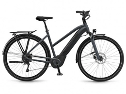 Sinus Vélos électriques Sinus Winora i10 Vlo lectrique pour Femme 500 Wh 28'' 10-G SLX 18 Winora BPI Dull Gray Mat 48