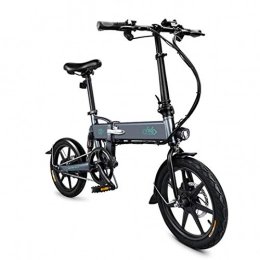 Sisaki Vélos électriques Sisaki Bike Vélo électrique, 16 inch E-Bike E-vélo, Vélo Electrique Pliable, Aluminium, Batterie Lithium Iion 36V 7.8Ah, 250 W (Dark Gray)