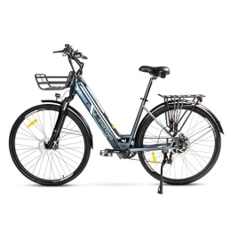 SMARTGYRO vélo SMARTGYRO EBIKE Sunset Titanium Bicicleta eléctrica Adultos Unisex, Gris, L