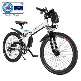Speedrid Vélos électriques Speedrid Vélo de Montagne Pliable pour vélo électrique, 26 pneus Vélo électrique pour vélo Ebike avec Moteur sans Balai de 250 W et Batterie au Lithium 36V 8Ah Shimano 21 Vitesses
