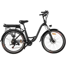 Speedrid vélo Speedrid Vélo électrique, vélo électrique 26 Pouces, vélo électrique Urbain rétro avec Batterie 36V-12.5Ah et Moteur 250W avec Pro 7 Vitesses (Noir)