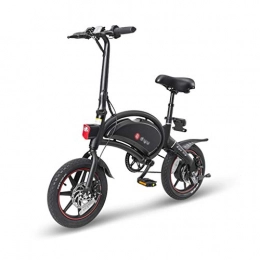 Style wei vélo Style wei 14 Pouces escamotable à Commande électrique Assist vélo électrique vélomoteur E-Bike 40-60 Km Max Range vélo Portable Mini Moto for Hommes et Femmes (Color : Black)