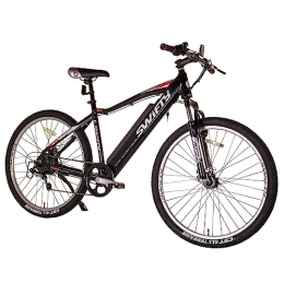 Swifty Vélos électriques Swifty Mountain Bike with Battery Semi intergrated Into The Frame Unisex-Adult, Black, One Size