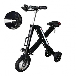 SYCHONG Vélos électriques SYCHONG Scooter lectrique, Jusqu' 15 MPH, Petit Corps Portable Pliant Compteur Intelligent, Noir