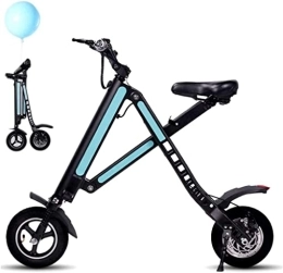 TONATO Bike électrique, Mini vélo électrique, Scooter électrique Pliable Poids du Tricycle de 14 kg de véhicule électronique Intelligent Scooter.