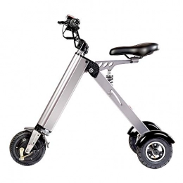 TopMate Vélos électriques TopMate ES31 Mini-tricycle pliable tricycle lectrique 14 kg avec limite de vitesse 3 vitesses 6-12-20KM / H et 3 amortisseurs