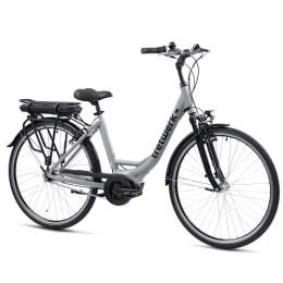 tretwerk DIREKT gute Räder vélo Tretwerk Stella Vélo électrique pour femme 28" avec moyeu Shimano Nexus à 7 vitesses intégrées 250 W 36 V 468 Wh 60 Nm Gris 49 cm