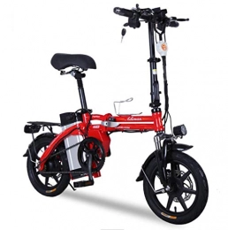 TX Vélos électriques TX Elektrische Fahrrad 48V25A 14" Fett Reifen Ebike Aluminium Klapp Leistungsstarke Elektrische Fahrrad Berg / Schnee / Strand EIN Rad, Red