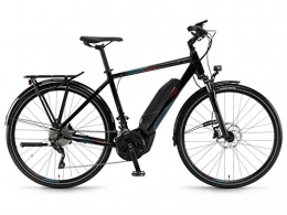 Unbekannt Vélos électriques Unbekannt Winora Yucatan 20 Vlo lectrique pour Homme 500 Wh 28'' 20-G XT 18 Winora YWC Noir / Bleu 60