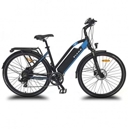 URBANBIKER vélo URBANBIKER vélo électrique VTC VIENA (Bleu 26"), Batterie Lithium-ION Cellules Samsung 840Wh (48V et 17, 5Ah), Moteur 350W, 26 Pouces, Freins hydraulique Shimano.