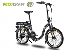 VecoCraft Vélos électriques VecoCraft FOLDY, lectrique Vlo, Vlo pliant, E de vlo pliable, ebike, 36V 250W, 20pouces, couleur: gris