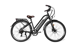 Velair Vélos électriques Velair Cruiser 2 Vélo Électrique Adulte Unisexe, Noir, Longueur: 182 cm Largeur: 67 cm Hauteur: 86 à 105 cm