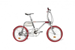 Velair Vélos électriques Velair Need Vlo Assistance lectrique Mixte Adulte, Chrome / Rouge
