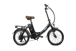 Velair vélo Velair - Vélo électrique pliable 20'' Evolution - Shimano 6 Vitesses - Freins à patins - Autonomie 70 km - Cadre aluminium - Gris