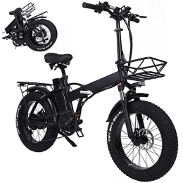 TODIMART Vélos électriques Velo Electrique Gros Pneu 20"* 4" avec Batterie Lithium-ION 48V 15Ah, Vélo De Montagne De Ville Longue Portée