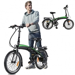 CM67 vélo Velo Electrique Pliable, Vélos de Ville 20' VTT lectrique 250W Vlo lectrique Adulte Unisexe pour Adulte