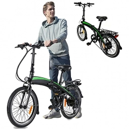 CM67 vélo Velo Electrique Pliable, Vélos pliants Trottinette lectrique 20 Pouces 250W 36V 7.5Ah(50-55km) Adultes Cadeaux