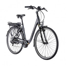 Leaderfox Vélos électriques Velo Electrique-VAE City Leader Fox 28'' Park 2020 Mixte Moteur Roue AR bafang 250w 36v alu 7v Shimano Tourney Gris