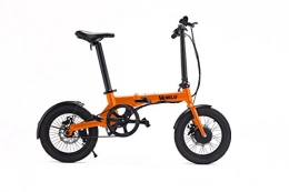 Venilu Vélos électriques Venilu Vlo Electrique Pliable & Ultra-Lger - Adpat aux Transports Publics -13, 6kg 250W 36V 6.4AH - Plusieurs Couleurs - Le Plus Lger du March (Orange)
