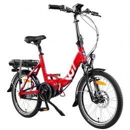 VG Bikes Vélo électrique pliant 20' BRITISH (moteur central) 14Ah Rouge
