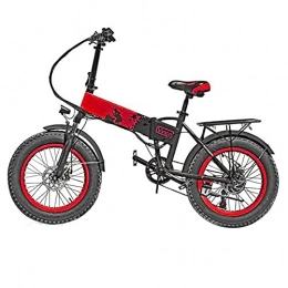 VINCO Vélos électriques VINCO Vélo électrique avec pédale assistée 12000 – 250 W – Rouge (MYT-20)