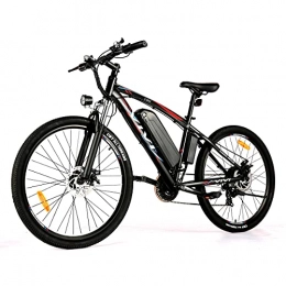 Vivi vélo VIVI Vélo électrique 27, 5" pour homme et femme, 500 W, moteur Mountain Bike E Bike, 48 V 10, 4 Ah, batterie lithium-ion Ebike Pedelec, 32 km / h, vélo électrique à 21 vitesses (500 W)