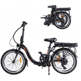 CM67 vélo Vlo lectrique Pliable, Jusqu' 25km / h Vitesse Rglable 7 E-Bike 250W / 36V Rechargeable Batterie Li-ION Vélos de Ville Adultes Cadeaux