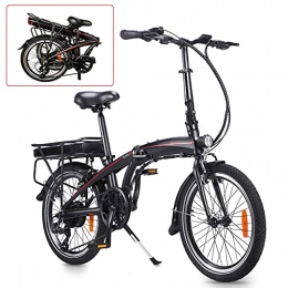 CM67 vélo Vlo lectrique Pliable, Trottinette lectrique 20 Pouces 250W 36V 10Ah(50-55km) Vélos de Route pour Adolescent et Adultes
