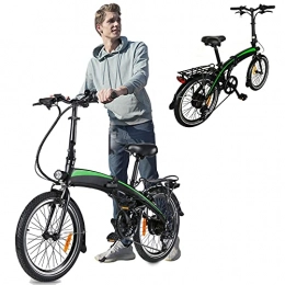 CM67 vélo Vlo lectrique Pliable, Vélos de Ville Trottinette lectrique 20 Pouces 250W 36V 7.5Ah(50-55km) Unisexe pour Adulte