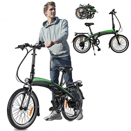 CM67 vélo Vlo lectrique Pliable, Vélos de Ville Vec Batterie Amovible 36V / 7.5AH 7 Vitesses Adultes Cadeaux