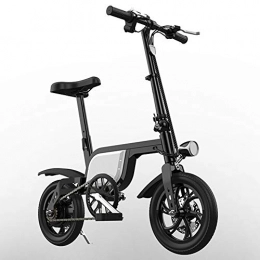 CYC Vélos électriques Vlo lectrique Pliant 12" City E-Bike Puissant Moteur 250w Vitesse Jusqu' 25 Km / h 36v 6.0ah Batterie Lithium Rechargeable 3 Modes Vlo Adulte Pliant pour Adulte Femme Homme, Blanc
