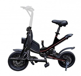 ABYYLH Vélos électriques Vlo lectrique Pliant Lithium-ION Portable Adulte Pliable E-Bike Trottinette Home, Black