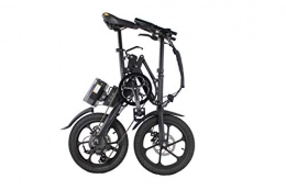 Kwikfold Vélos électriques Vlo pliant lectrique KwikFold Xite-3, lectriques, Etui de, ebike, Pedelec, 16 ", Shimano 7 vitesses, Derrire Entranement de roue avec 36 V, 250 W, brstenlos (noir)