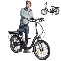 CM67 vélo Vlo pliants Sport Alliage, Trottinette lectrique 20 Pouces 250W 36V 10Ah(50-55km) Vélos de Route Unisexe pour Adulte
