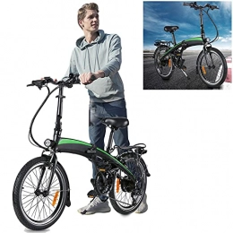 CM67 vélo Vlo pliants Sport Alliage, Vélos pliants 250W électrique Pliable d'assistance à la pédale avec Unisexe pour Adulte