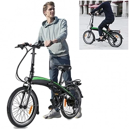 CM67 vélo Vlos lectriques pour Adultes, Vélos de Ville 20' 36V 250W 7.5Ah Amovible au Lithium-ION Unisexe pour Adulte