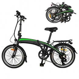 CM67 vélo Vlos lectriques pour Adultes, Vélos pliants 20' 36V 250W 7.5Ah Amovible au Lithium-ION pour Adolescent et Adultes