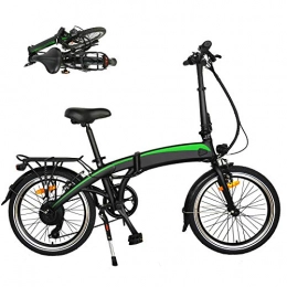 CM67 vélo Vlos lectriques pour Adultes, Vélos pliants Jusqu' 25km / h Vitesse Rglable 7 E-Bike 250W / 36V Rechargeable Batterie Li-ION Adultes Cadeaux