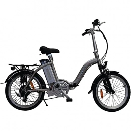 Voltee vélo Voltee - Vélo électrique Pliant 20 Pouces 10, 4A Classic Gris