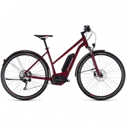 Cube vélo VTC assistance lectrique Cube Cross Hybrid Pro Allroad 500 darkred'n'red 2018 - 50 cm