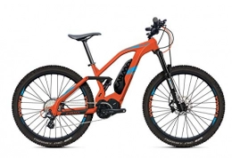 KARMA_BIKES Vélos électriques VTT Assistance Electrique KARMA FS + D10 Boost E7000 Orange Grey Blue-M