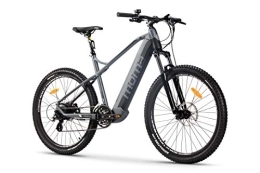 Moma Bikes vélo VTT Electrique VAE, EMTB-27.5 ", Suspension avant, SHIMANO 24 Vitesses & Freins a disque Hydraulique Batterie Intégrée Ion Lithium 48V 13Ah