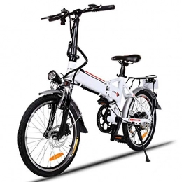 Speedrid Vélos électriques Vélo de Montagne 20" Vélo à Assistance Électrique pour Adulte Speedrid (36V / 8Ah 20'' Blanc)