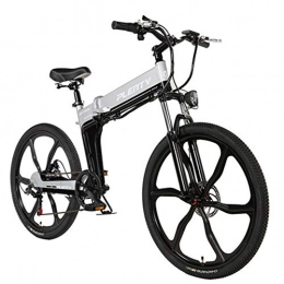 Pc-Hxl Vélos électriques Vélo de Montagne Pliant 26" E-Bike 350w 48v Batterie Cadre en Alliage D'aluminium Tire Vélo électrique Pliable pour Montagne / Plage / Neige E-Bike, 24inch